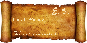 Engel Vénusz névjegykártya